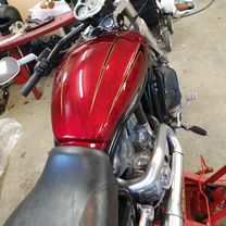 Harley Davidson Muscle gold scallops red candy marble 16