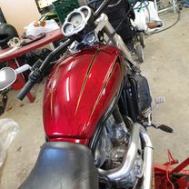 Harley Davidson Muscle gold scallops red candy marble 46