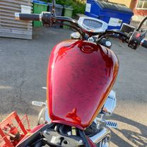 Yamaha Stryker 1300 gold stripes red marble candy 36